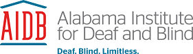 AIDB- Alabama Institute for Deaf and Blind Logo.