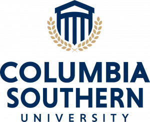 Columbia Southern University logo.