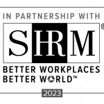 SHRM Partnership 2023 logo.